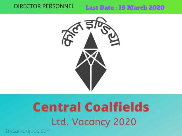 Central Coalfields Ltd. Vacancy