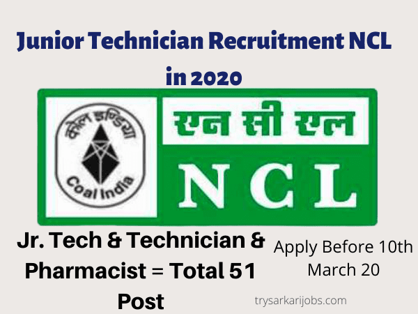 Junior Technician Recruitment NCL