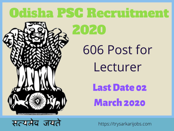 OPSC 2022 Latest Vacancies Assist Section Officer 796 Jobs
