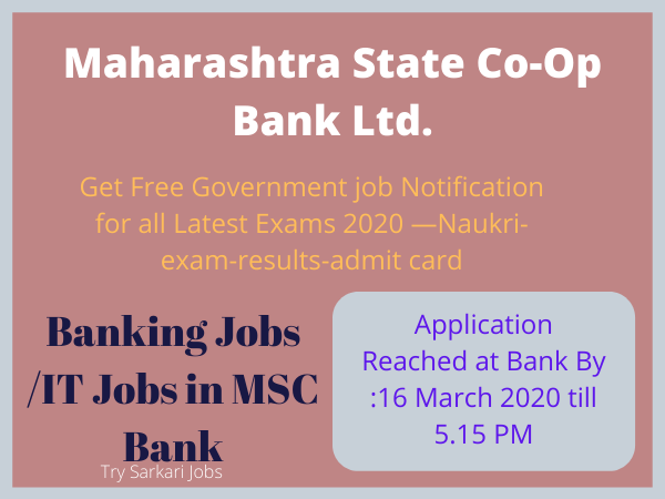 IT Jobs in Maharashtra-Bank