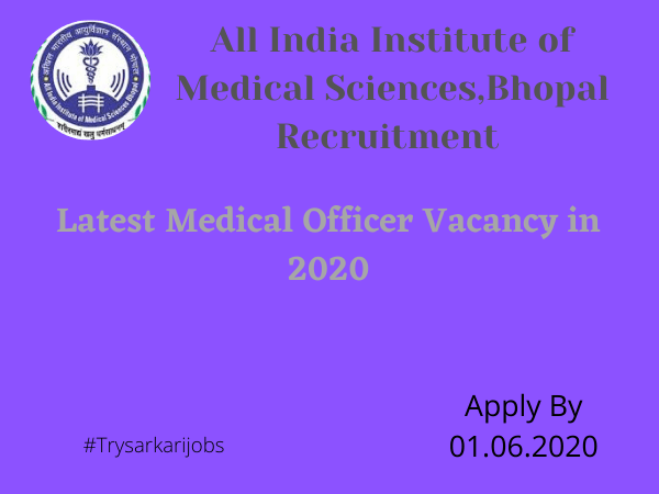 Latest Medical Officer Vacancy