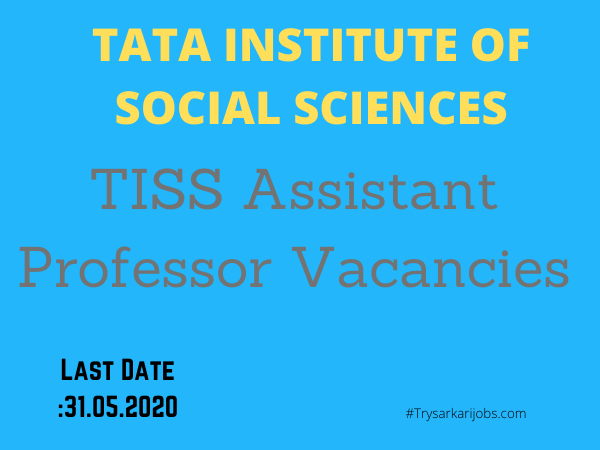 TISS Assistant Professor Vacancies