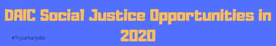 DAIC Social Justice Opportunities