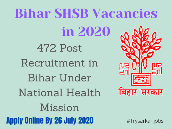 How to find CHO Jobs Bihar SHSB 2022
