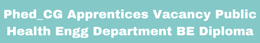 Phed_CG Apprentices Vacancy Public