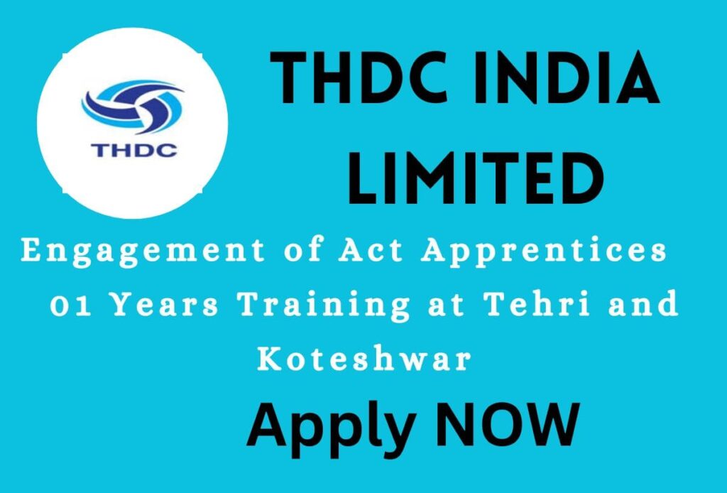 THDC Apprentice 2024 Notification PDF
