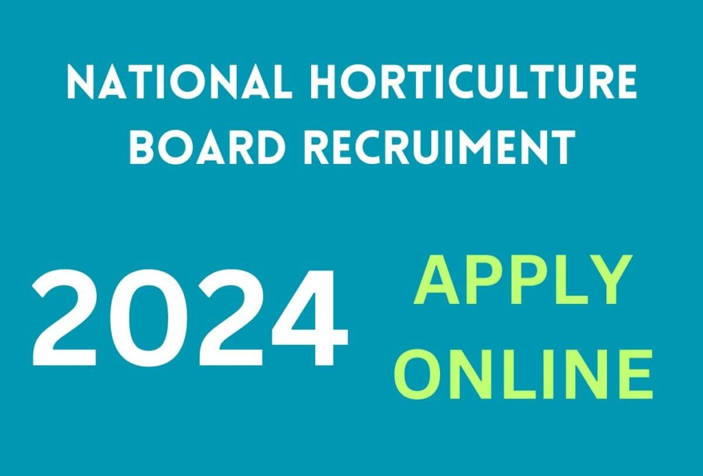 NHB Recruitment Horticulture 2023