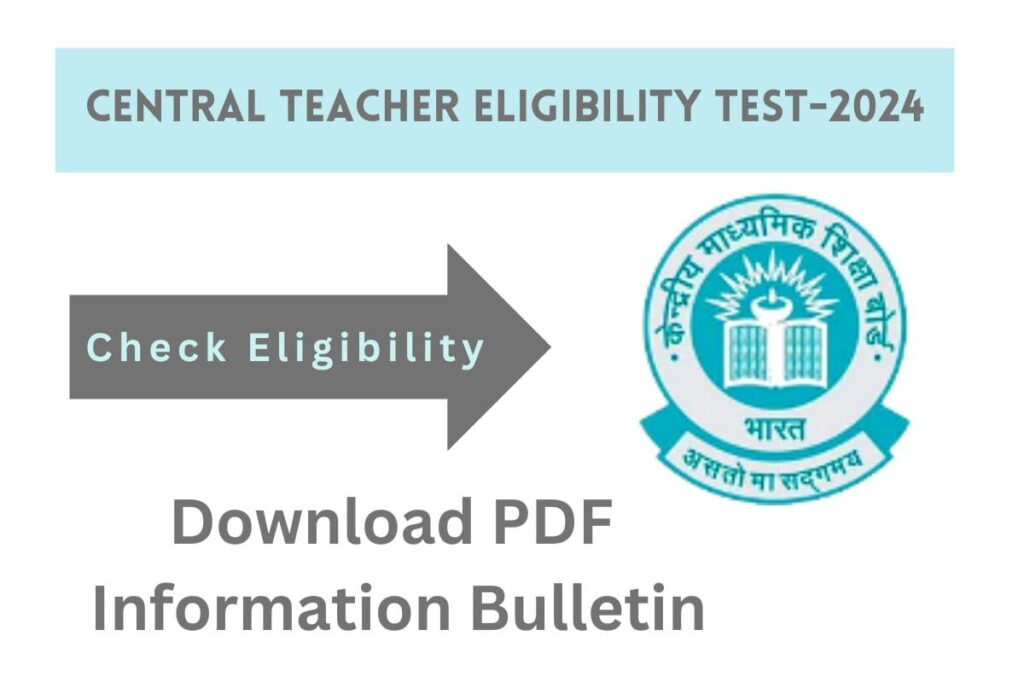 CTET Exam Form 2024 & exam date