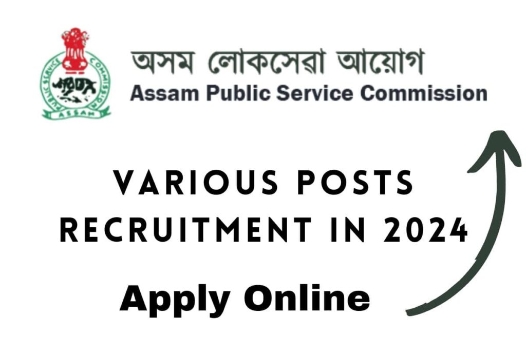 Assam PSC CCE Recruitment 2024 Notification pdf